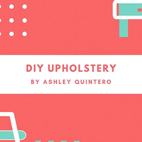 DIY furniture upholstery using Miles