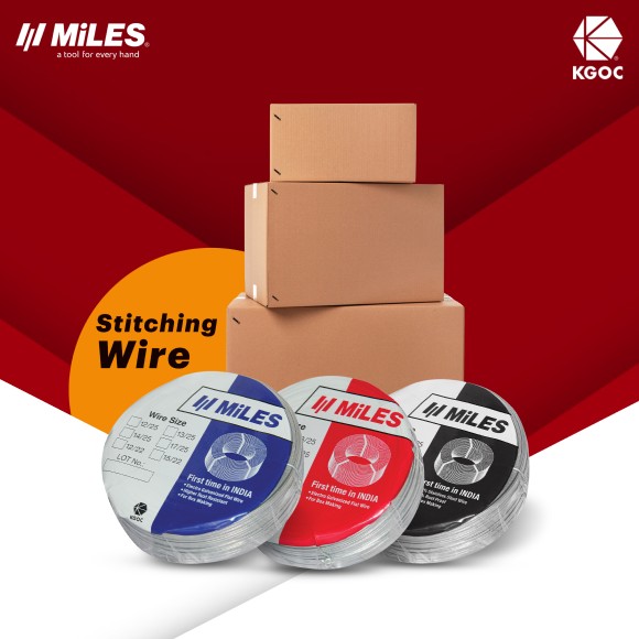 Miles Stitching Wire Powers Corrugation Lines